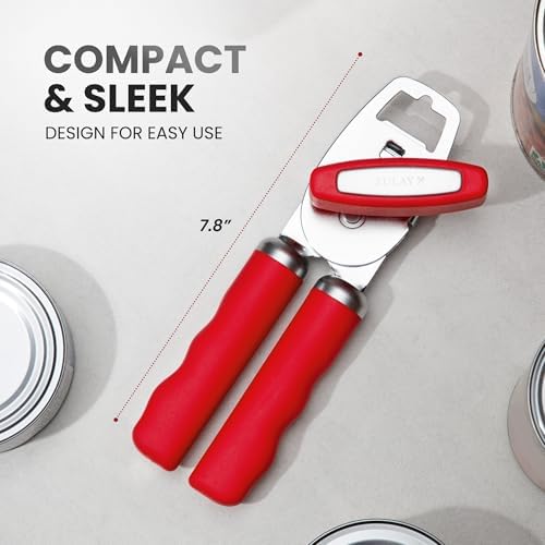 Zulay Kitchen Manual Can Opener Heavy Duty Patented Stainless Steel