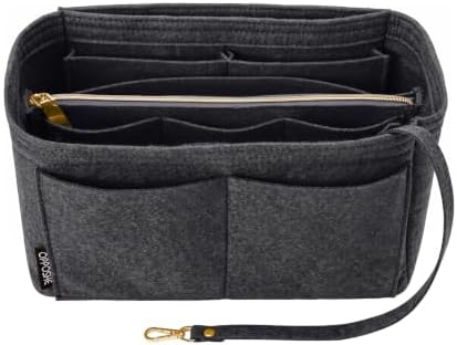 OPPOSHE Purse Organizer Insert for Handbags, Softened Felt Bag Insert Organizer