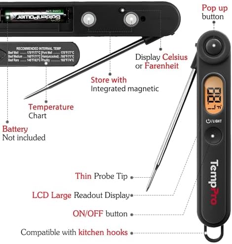 TempPro TempSwift Digital Meat Thermometer