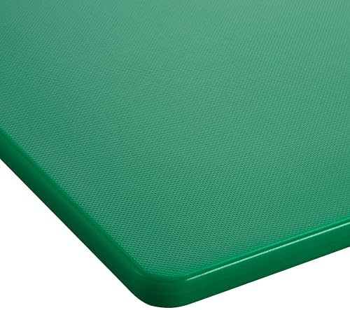 Winco 15" x 20" Green Heavy-Duty Plastic Cutting Board