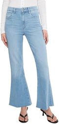 PAIGE Marlow Skimmer Seamed Beltloops Raw Hem in Santorini Sky