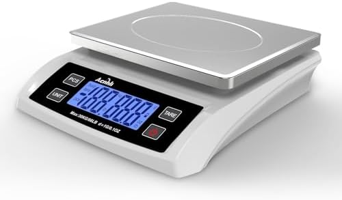 Digital Kitchen Scale 30KG/66LB, Stainless Bread Scale