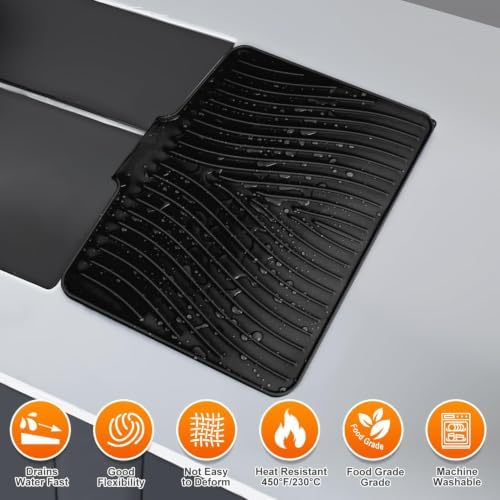 Silicone Dish Drying Mat for Kitchen counter
