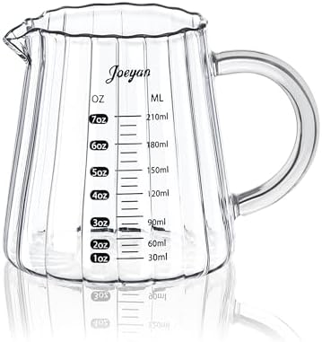 Joeyan 7 oz Glass Measuring Cups