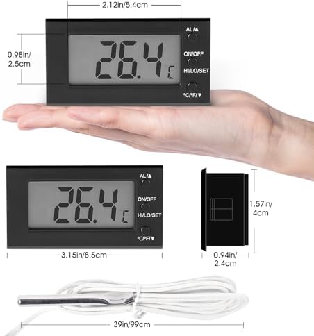Digital Oven Thermometer -58°F to 572°F/-50°C-300°C, Thermometer