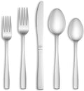 30 Piece Silverware Set Service