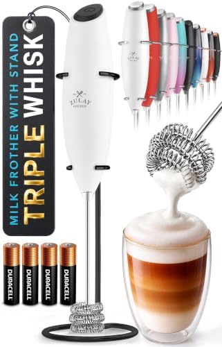 Zulay Kitchen Powerful Milk Frother Wand