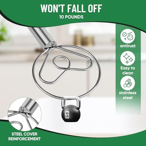 Danish Dough Whisk Stainless Steel