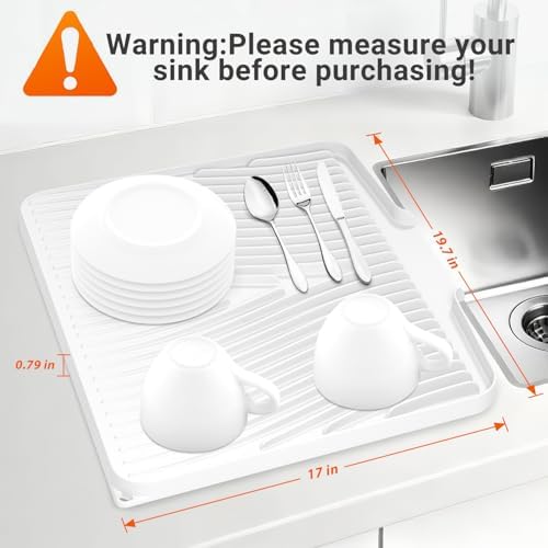 Silicone Dish Drying Mat for Kitchen counter