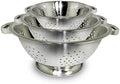 ExcelSteel Colander Set Stainless Steel | Nesting Design | Mirror Polished |