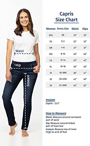 PajamaJeans Women's Capri Pants