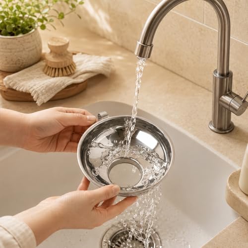3-Piece Set of Stainless Steel Canned Funnels