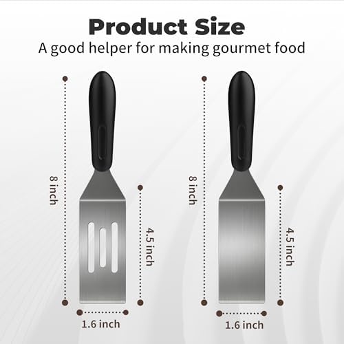 Stainless Steel Mini Spatula, Small Turners