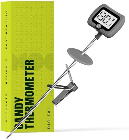 Digital Candy Thermometer with Pot Clip, Instant Read Kitchen Thermometer
