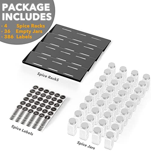 SpaceAid Spice Drawer Organizer