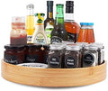 Lazy Susan Organizer 14 inch, Bamboo Lazy Susan