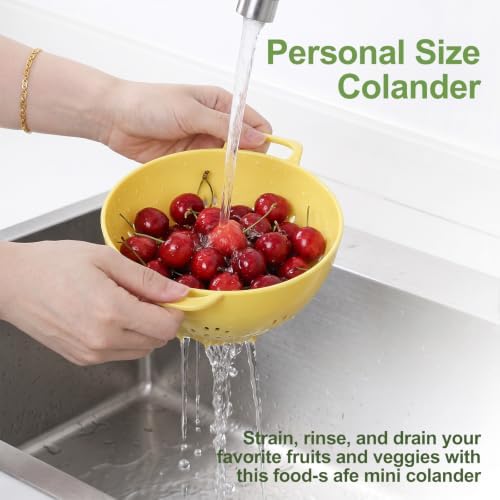 6Pcs Mini Colander for Kitchen Plastic Berry Strainer