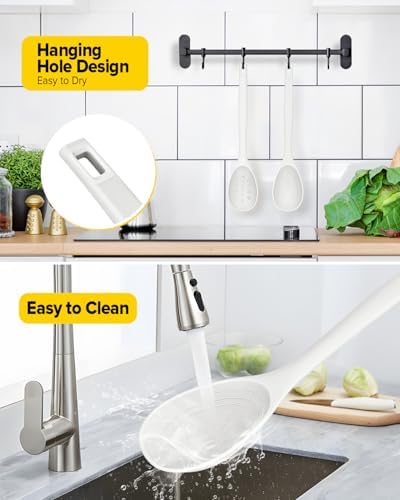BUNDLEPRO Silicone Cooking Spoons