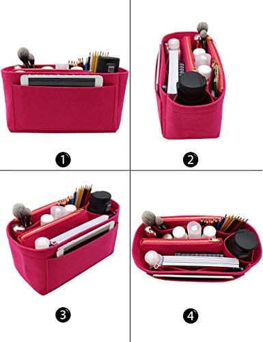 LEXSION Felt Purse Organizer Insert, Tote Bag Shaper Dividers