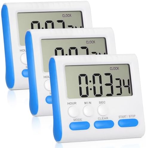 Mudder 3 Pack Digital Kitchen Timer