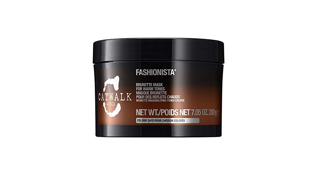 TIGI Catwalk Fashionista Brunette Hair Mask for Warm Tones, 7.05 oz