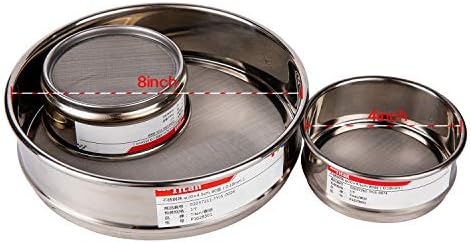 φ20×4.5cm 325 Mesh 304 Stainless Lab Sieves Economy Test Sieve 304 Stainless