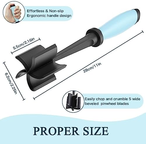 2 Pack Meat Chopper Ground Beef Masher Tool