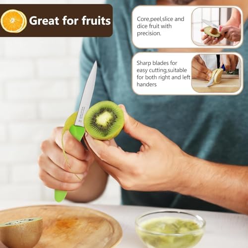 Paring Knife Set, Straight Edge Paring Knives