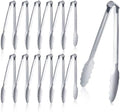 12 Pack Buffet Tongs Serving Tongs Stainless steel Kitchen Tongs 9inch