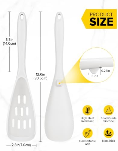BUNDLEPRO Silicone Cooking Spoons