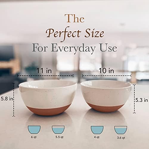 Mora Ceramic Large Mixing Bowls