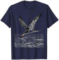 Black Skimmer Bird Gulf of Mexico Ocean Design T-Shirt