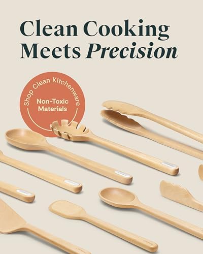 Caraway 9-Piece Wooden Kitchen Utensils Set