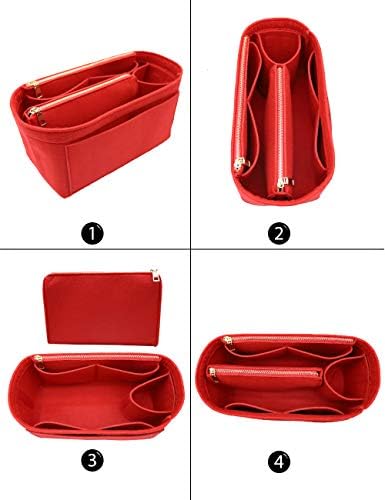 LEXSION Felt Purse Organizer Insert, Tote Bag Shaper Dividers