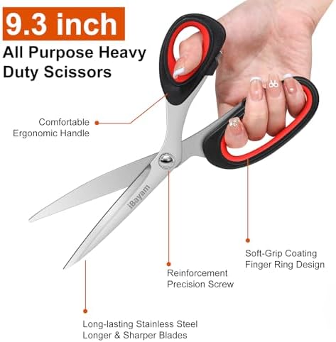 iBayam All Purpose Heavy Duty Scissors