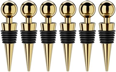 Wine Stoppers for Wine Bottles 6Pcs Vacuum Wine Bottle Stopper
