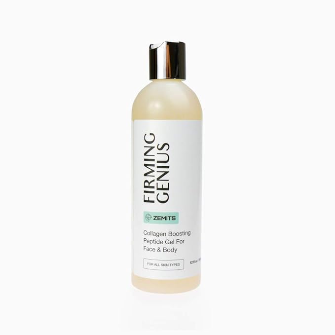 FirmingGenius | Conductive Gel - Collagen Boosting Peptide | Hyaluronic Acid, Hazelnut Oil, Sunflower Oil, Vitamin E | Facial & Body Treatments |12 fl oz