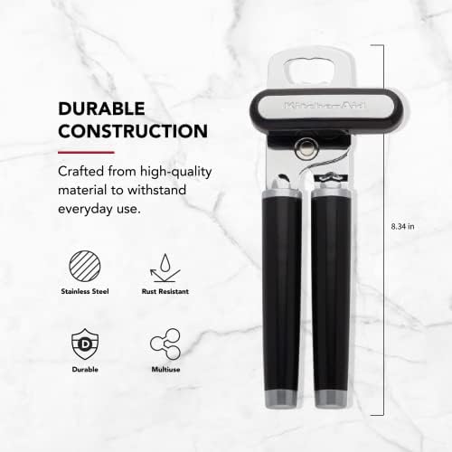 KitchenAid Classic Multifunction Can Opener and Bottle Opener Easy to Use