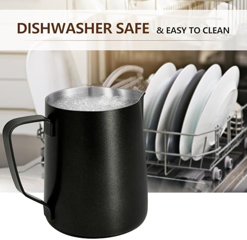 HOOMIL Milk Frothing Pitcher, 304 Stainless Steel