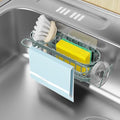 Cisily Kitchen Sink Caddy Sponge Holder in The Sink, Stainless Steel Kitchen