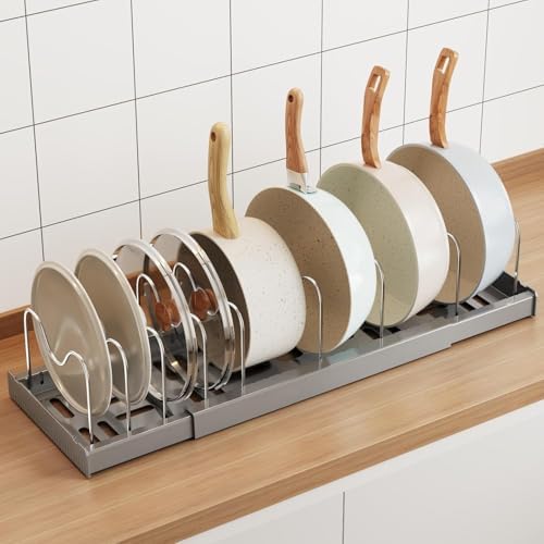 Mustorn Pots and Pans Organizer Under Cabinet
