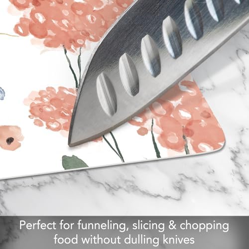 Cut N' Funnel Meadow Designer Flexible Cutting Board Mat
