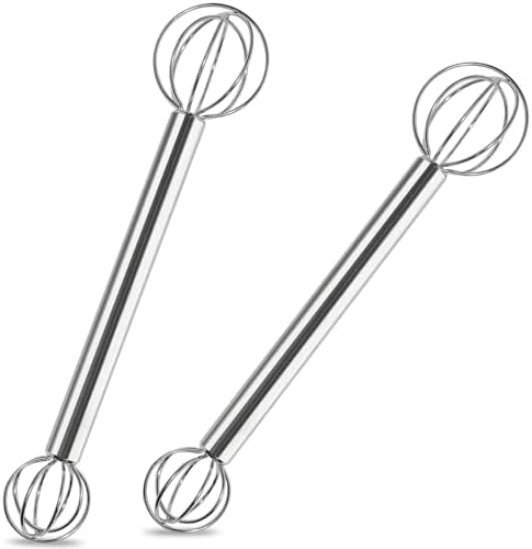 Stainless Steel Measuring Whisk, Double-Ended Whisk