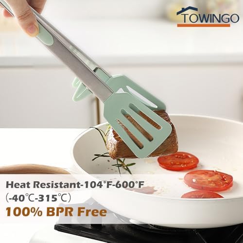 9" Kitchen Tongs for cooking