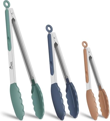 HOTEC Stainless Steel Kitchen Tongs