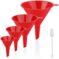 4 PCS Plastic Kitchen Funnel Set