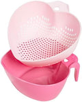 Paris Hilton Heart Bowl & Colander Set, Nesting 2-Piece Design