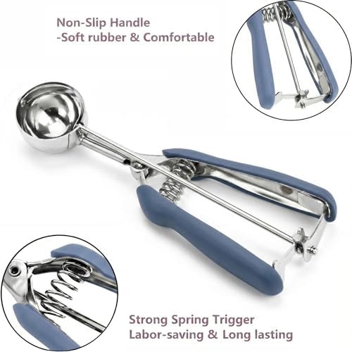 Ice Cream Scoop, 18/8 Stainless Steel Cookie Scoop, Cookie Scoops