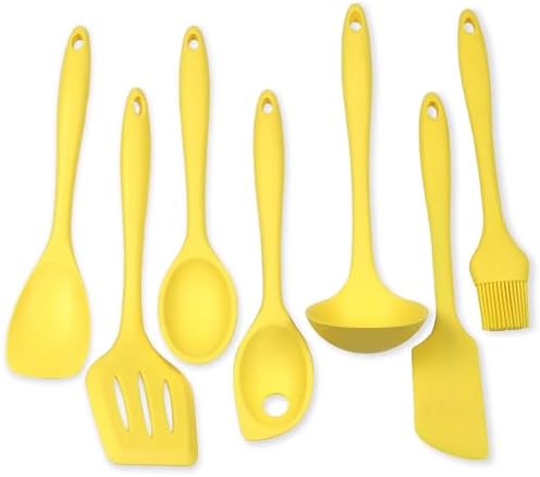 Chef Craft Premium Silicone Kitchen Tool and Utensil Set, 7 Piece