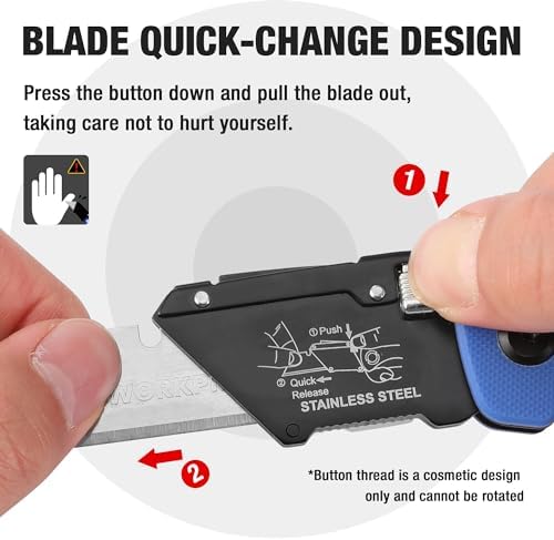 WORKPRO Folding Utility Knife G10 Handle